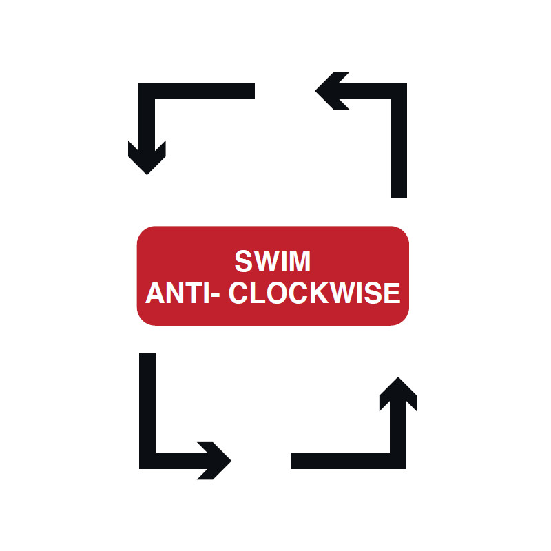 Lane Direction Sign (AntiClockwise) APG Leisure