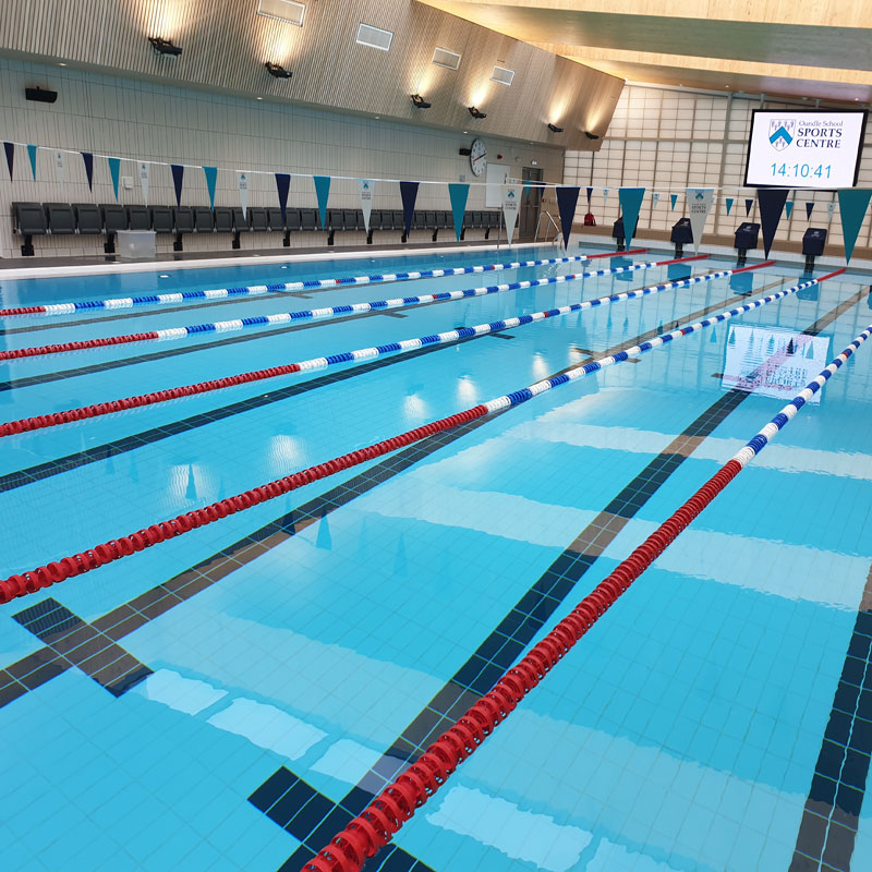 APG Wave-reduction racing lane - Oundle School