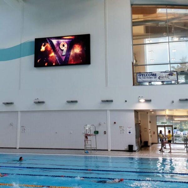 LED Video Screen in Corby Pool