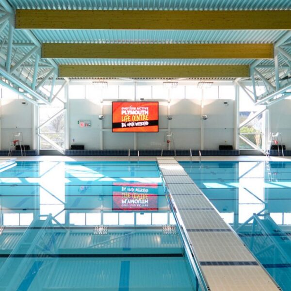 LED Video Screen in Plymouth Pool
