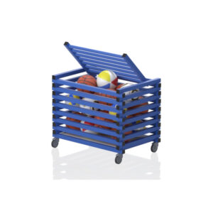 Mobile Storage Basket with lid