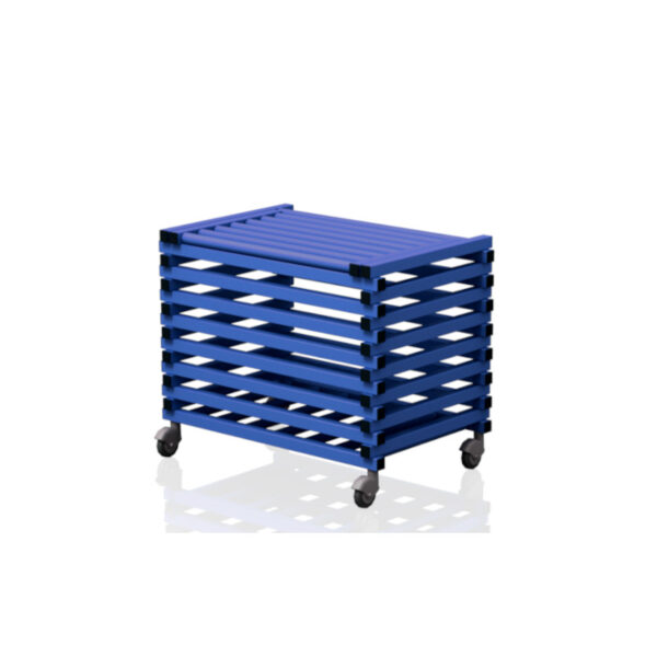 Mobile Storage Basket with lid