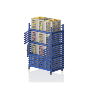 12 Basket Mobile Storage Cabinet