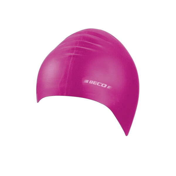 Pink Latex Swimming Cap
