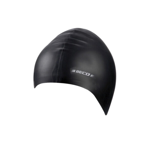 Black Solid Silicone Cap