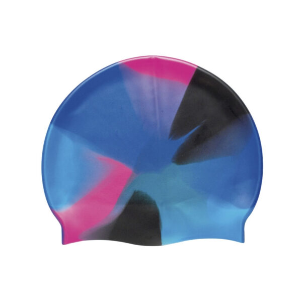 Blue Multi Coloured Silicone Cap