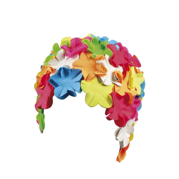 Multicoloured Flower Cap