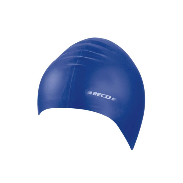 Blue Solid Silicone Cap