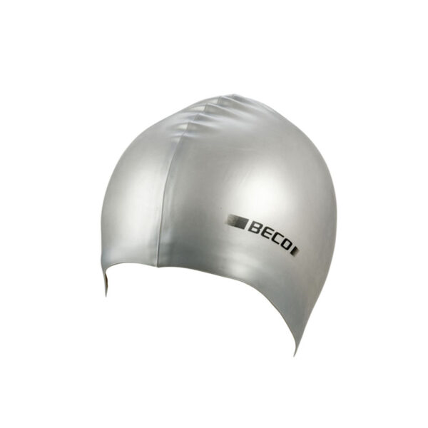 Silver / Grey Metallic Silicone Cap