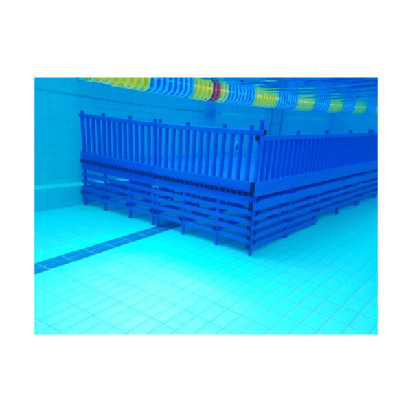 Large Pool Platform installed into a swimming pool
