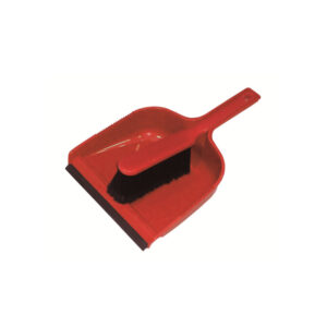 Dustpan and Brush Set in Red