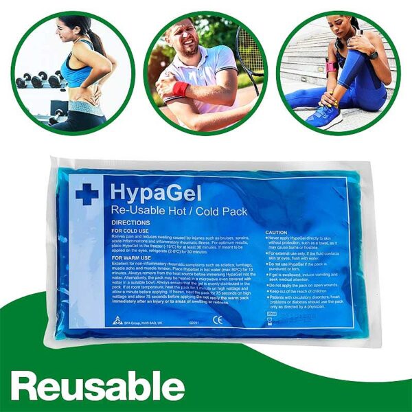 HypaGel Hot/Cold Pack in use