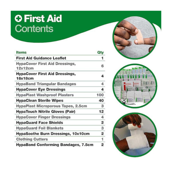 British Standard First Aid Kit Large contents