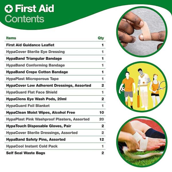 Sports First Aid Kit Further Information